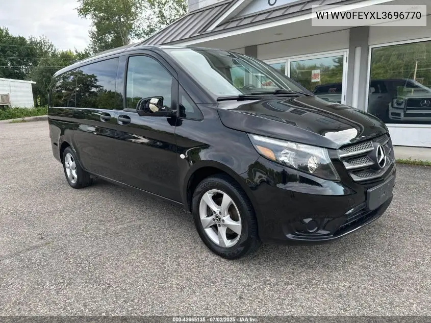 2020 Mercedes-Benz Metris VIN: W1WV0FEYXL3696770 Lot: 42665135