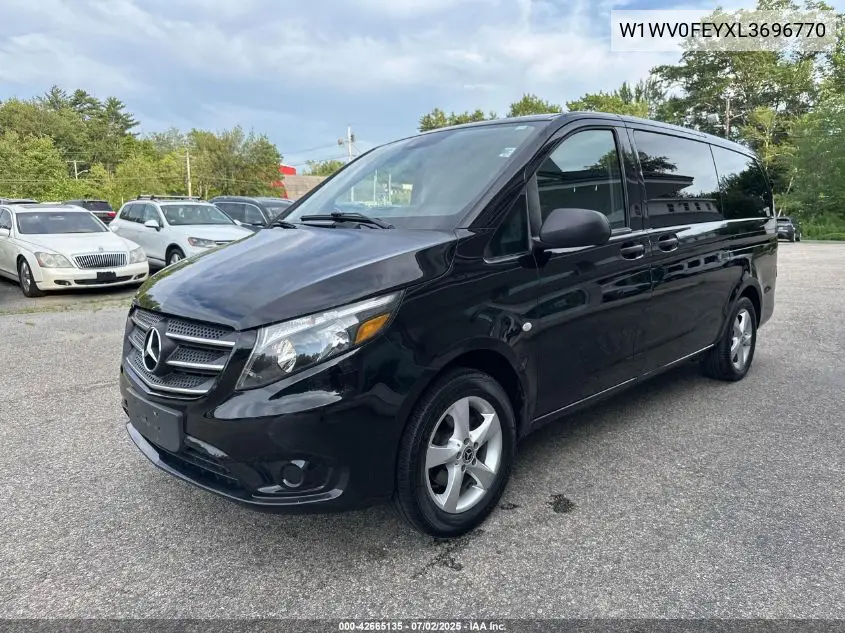 2020 Mercedes-Benz Metris VIN: W1WV0FEYXL3696770 Lot: 42665135
