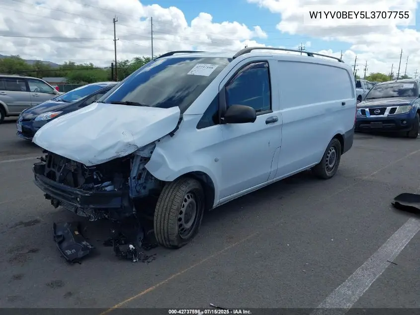 2020 Mercedes-Benz Metris VIN: W1YV0BEY5L3707755 Lot: 42737598