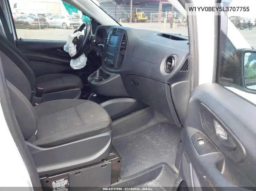 2020 Mercedes-Benz Metris VIN: W1YV0BEY5L3707755 Lot: 42737598