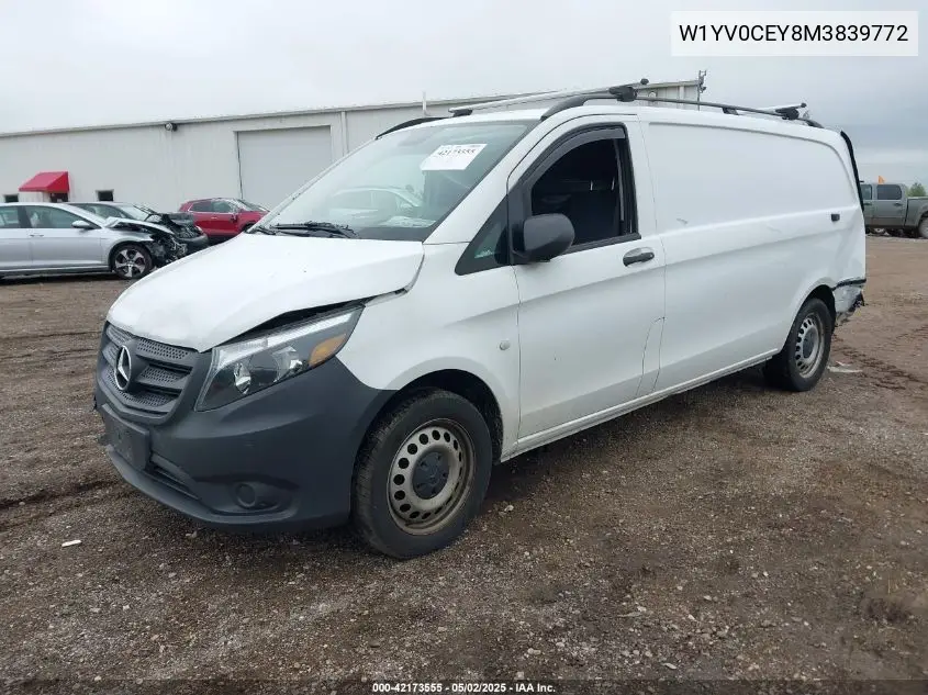 2021 Mercedes-Benz Metris VIN: W1YV0CEY8M3839772 Lot: 42173555