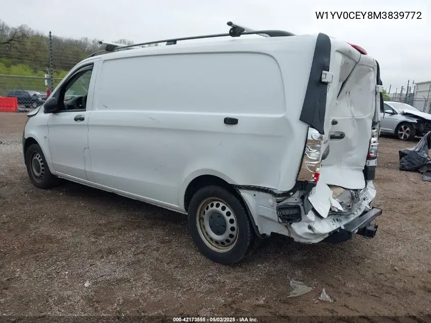 2021 Mercedes-Benz Metris VIN: W1YV0CEY8M3839772 Lot: 42173555