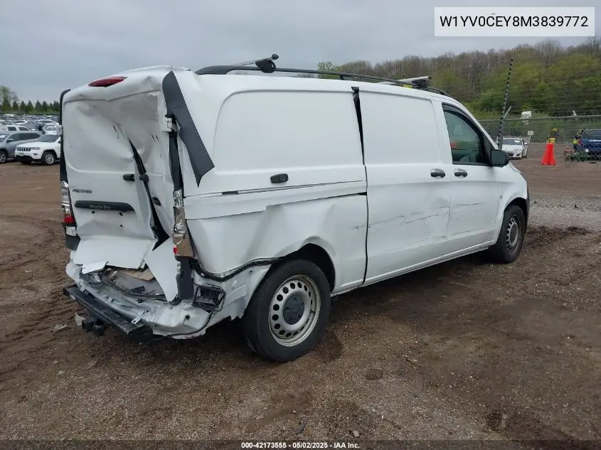 2021 Mercedes-Benz Metris VIN: W1YV0CEY8M3839772 Lot: 42173555