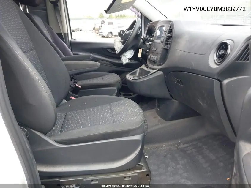 2021 Mercedes-Benz Metris VIN: W1YV0CEY8M3839772 Lot: 42173555