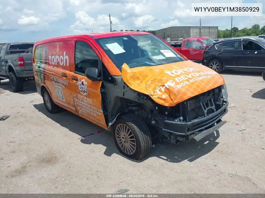 2021 Mercedes-Benz Metris VIN: W1YV0BEY1M3850929 Lot: 42569046