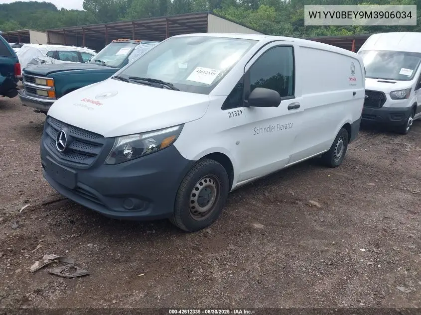 2021 Mercedes-Benz Metris VIN: W1YV0BEY9M3906034 Lot: 42612335