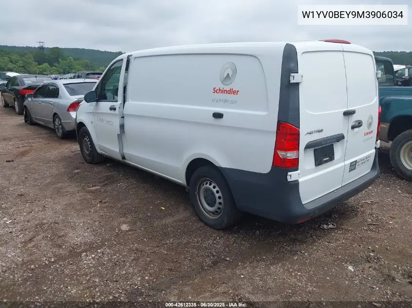2021 Mercedes-Benz Metris VIN: W1YV0BEY9M3906034 Lot: 42612335