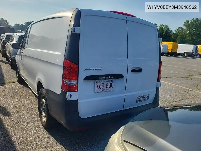 2021 Mercedes-Benz Metris VIN: W1YV0BEY3M3946562 Lot: 42666685