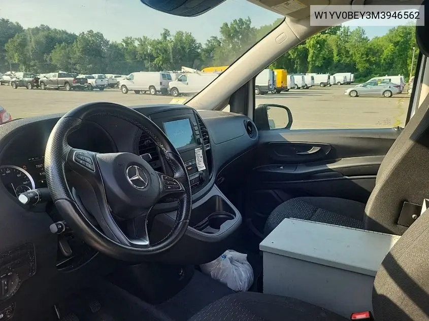 2021 Mercedes-Benz Metris VIN: W1YV0BEY3M3946562 Lot: 42666685