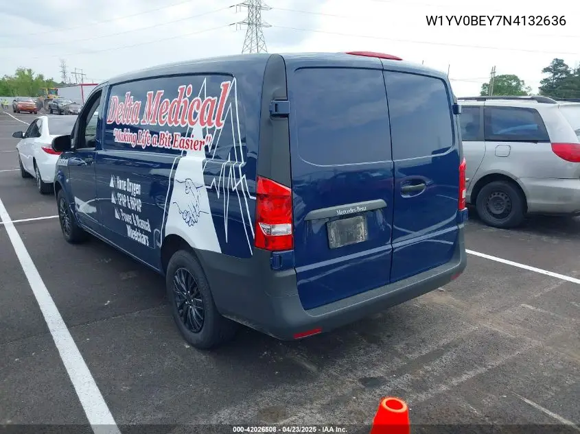 2022 Mercedes-Benz Metris VIN: W1YV0BEY7N4132636 Lot: 42026508