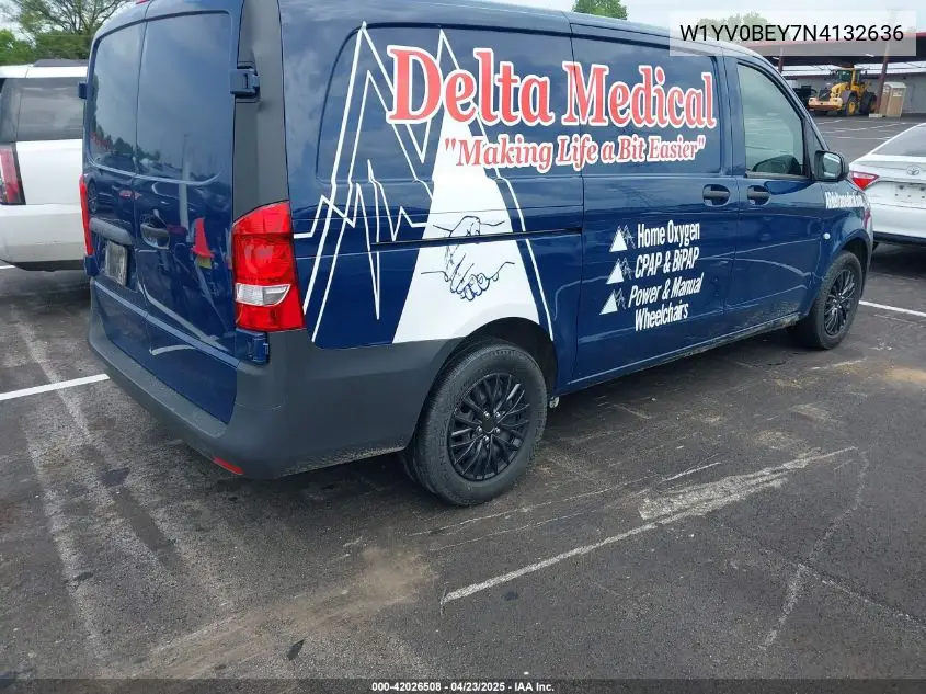 2022 Mercedes-Benz Metris VIN: W1YV0BEY7N4132636 Lot: 42026508