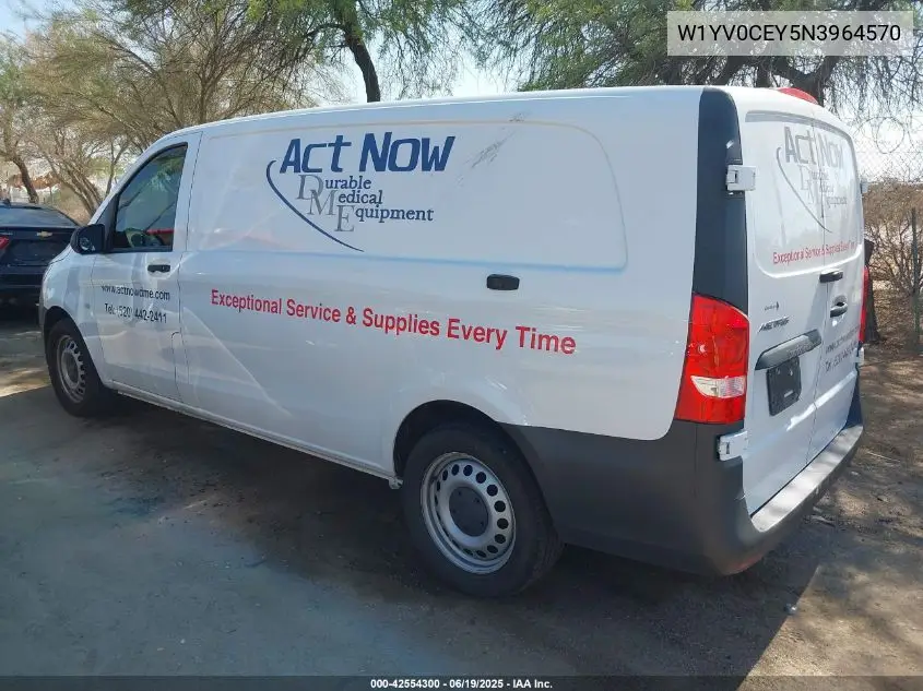 2022 Mercedes-Benz Metris VIN: W1YV0CEY5N3964570 Lot: 42554300