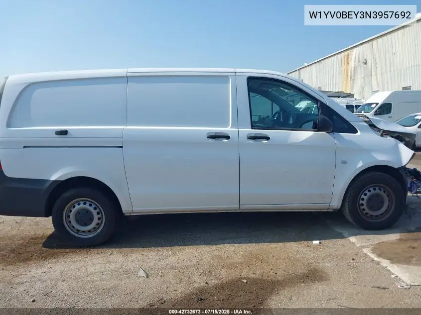 2022 Mercedes-Benz Metris VIN: W1YV0BEY3N3957692 Lot: 42732673