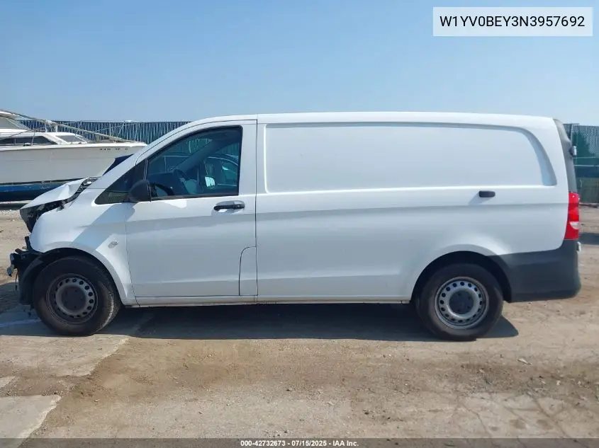 2022 Mercedes-Benz Metris VIN: W1YV0BEY3N3957692 Lot: 42732673