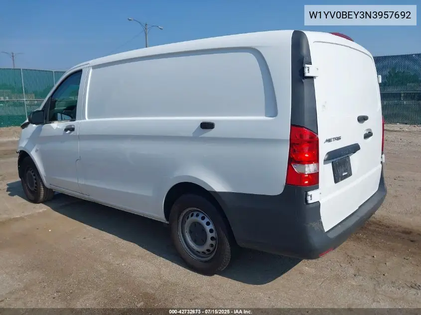 2022 Mercedes-Benz Metris VIN: W1YV0BEY3N3957692 Lot: 42732673