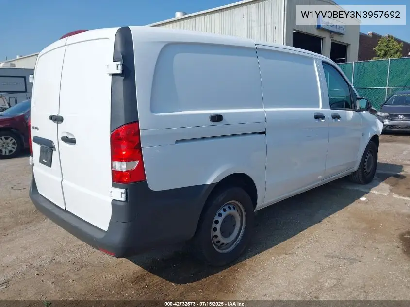 2022 Mercedes-Benz Metris VIN: W1YV0BEY3N3957692 Lot: 42732673