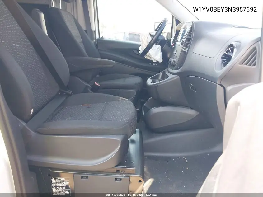 2022 Mercedes-Benz Metris VIN: W1YV0BEY3N3957692 Lot: 42732673