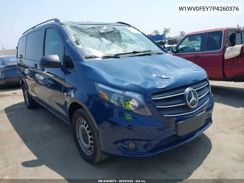 2023 Mercedes-Benz Metris VIN: W1WV0FEY7P4260376 Lot: 42455079