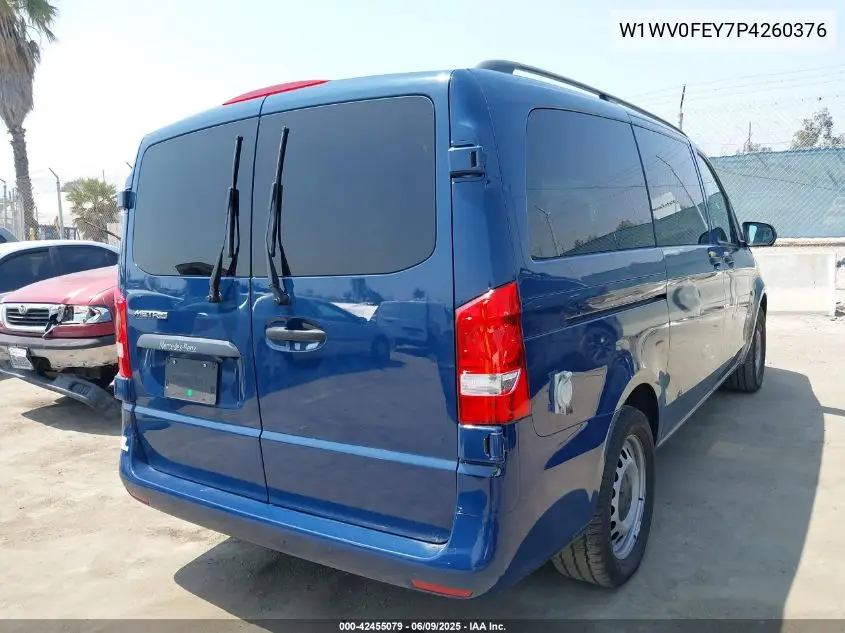 2023 Mercedes-Benz Metris VIN: W1WV0FEY7P4260376 Lot: 42455079