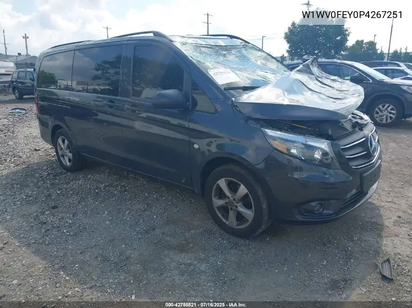 2023 Mercedes-Benz Metris VIN: W1WV0FEY0P4267251 Lot: 42755521