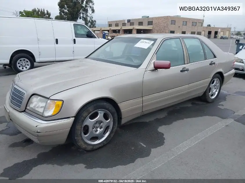 1997 Mercedes-Benz S 320 Base Swb VIN: WDBGA32G1VA349367 Lot: 42079132