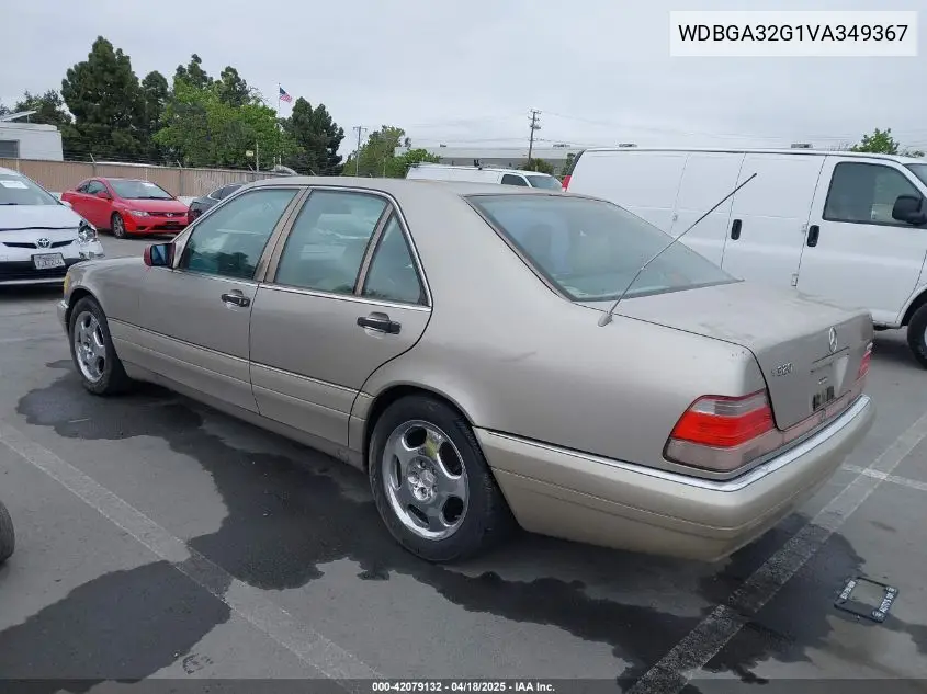 1997 Mercedes-Benz S 320 Base Swb VIN: WDBGA32G1VA349367 Lot: 42079132