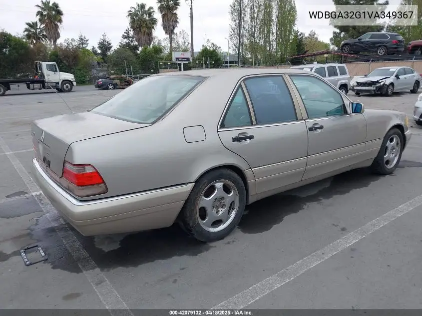 1997 Mercedes-Benz S 320 Base Swb VIN: WDBGA32G1VA349367 Lot: 42079132