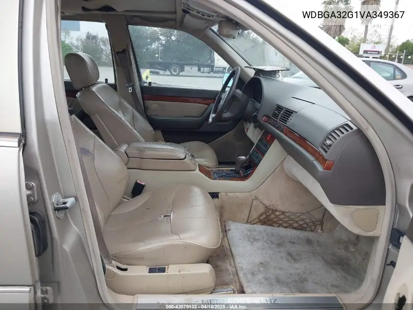 1997 Mercedes-Benz S 320 Base Swb VIN: WDBGA32G1VA349367 Lot: 42079132