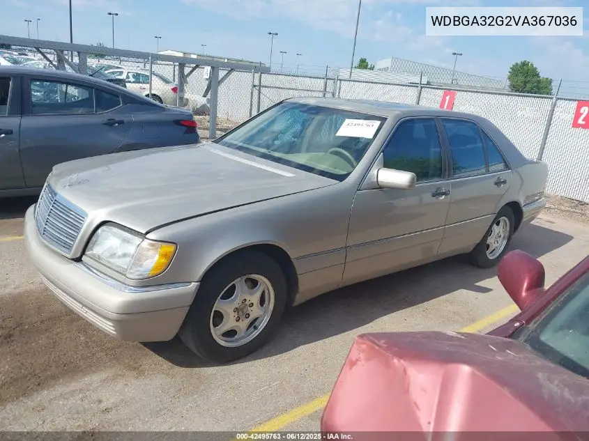 1997 Mercedes-Benz S 320 Base Swb VIN: WDBGA32G2VA367036 Lot: 42495763