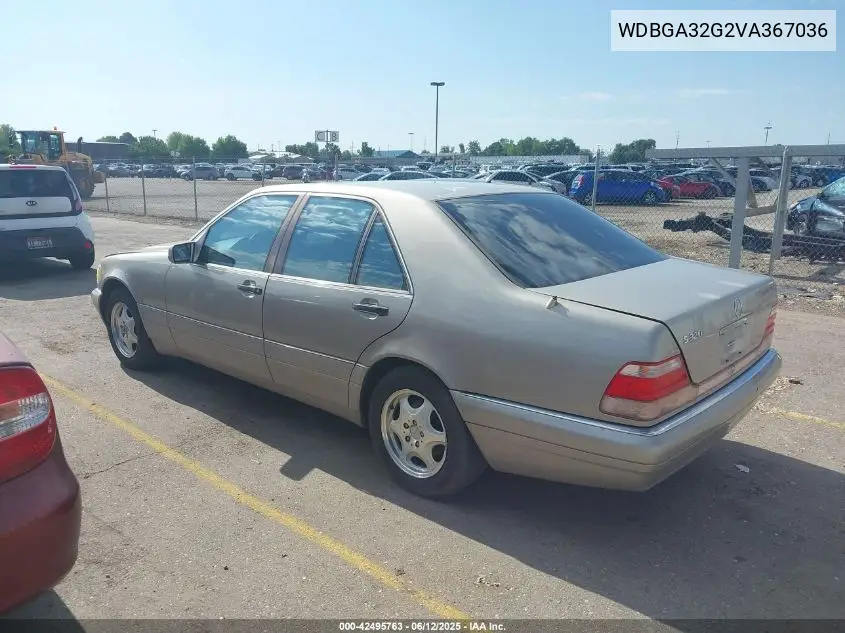1997 Mercedes-Benz S 320 Base Swb VIN: WDBGA32G2VA367036 Lot: 42495763