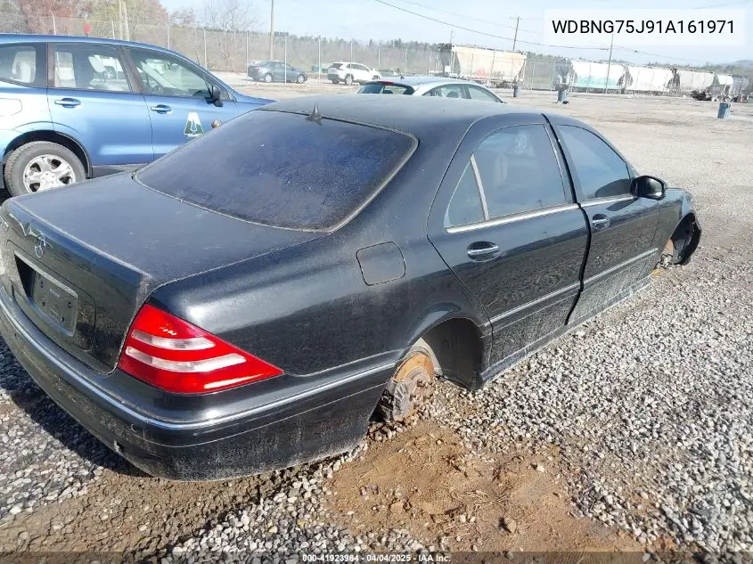 2001 Mercedes-Benz S 500 VIN: WDBNG75J91A161971 Lot: 41923964