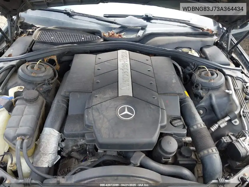 2003 Mercedes-Benz S 430 VIN: WDBNG83J73A364434 Lot: 42072399