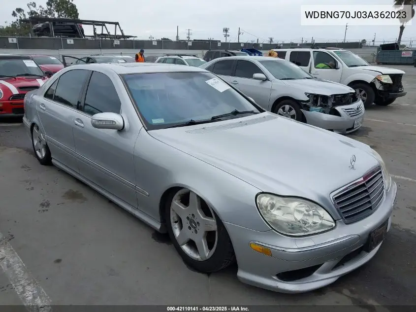 2003 Mercedes-Benz S 430 VIN: WDBNG70J03A362023 Lot: 42110141