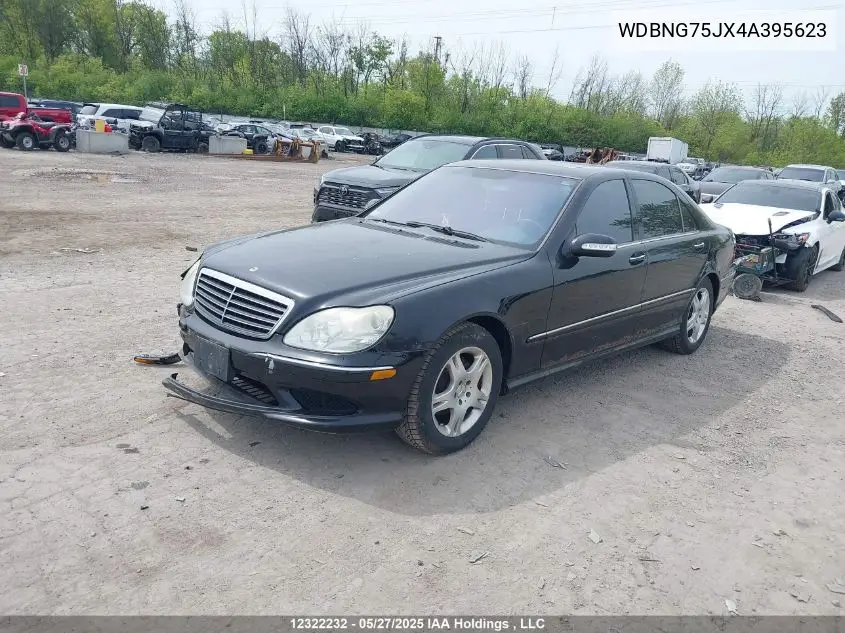 2004 Mercedes-Benz S 500 VIN: WDBNG75JX4A395623 Lot: 12322232