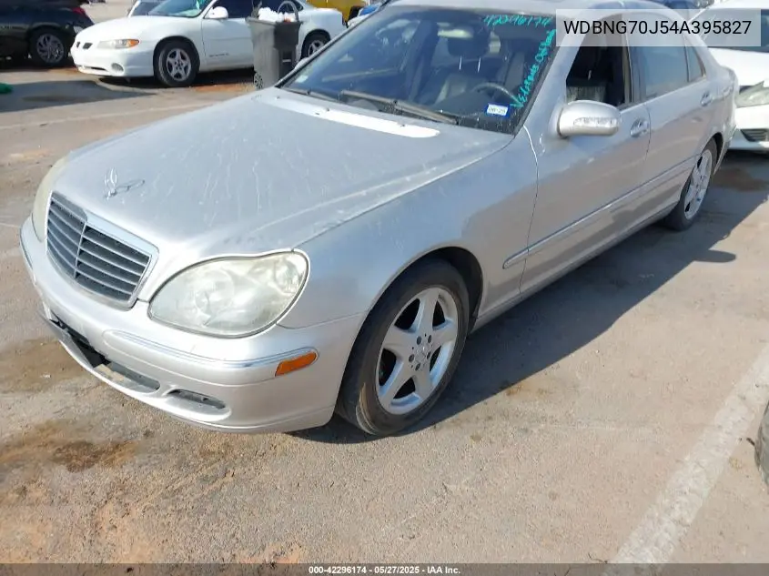 2004 Mercedes-Benz S 430 VIN: WDBNG70J54A395827 Lot: 42296174
