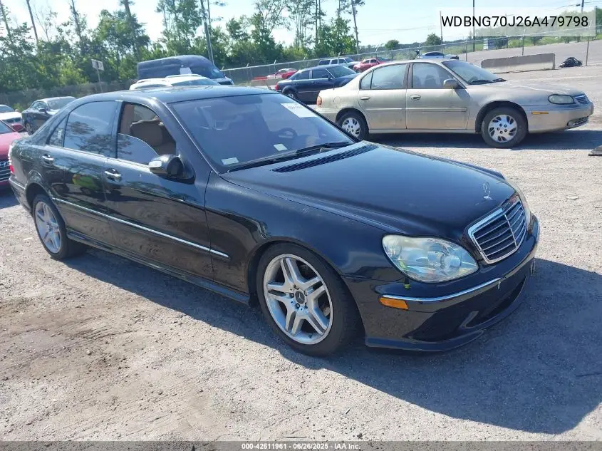 2006 Mercedes-Benz S 430 VIN: WDBNG70J26A479798 Lot: 42611961