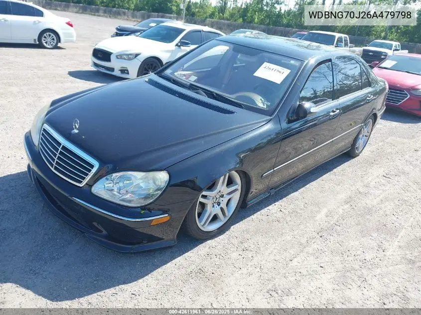 2006 Mercedes-Benz S 430 VIN: WDBNG70J26A479798 Lot: 42611961