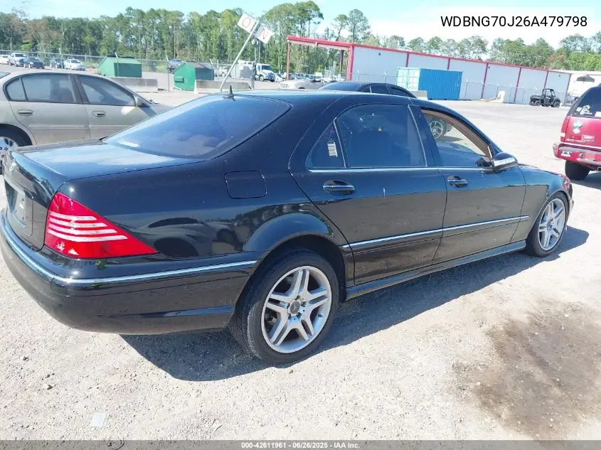 2006 Mercedes-Benz S 430 VIN: WDBNG70J26A479798 Lot: 42611961