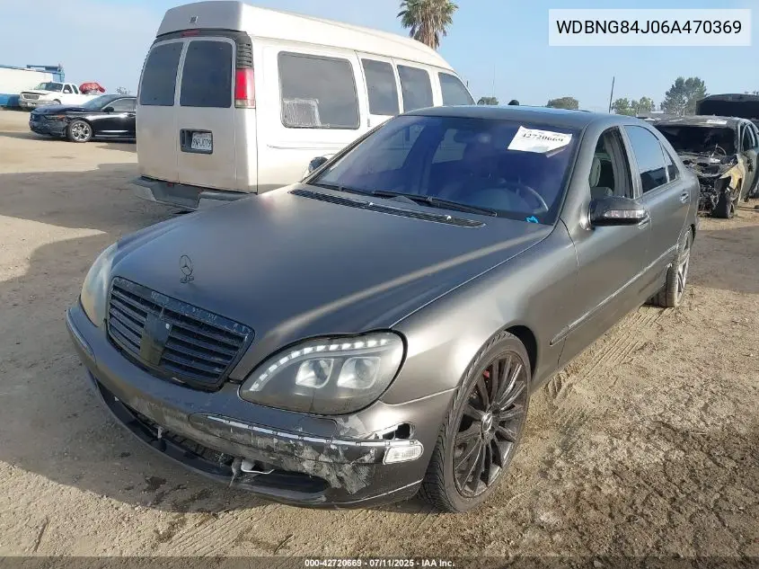 2006 Mercedes-Benz S 500 4Matic VIN: WDBNG84J06A470369 Lot: 42720669