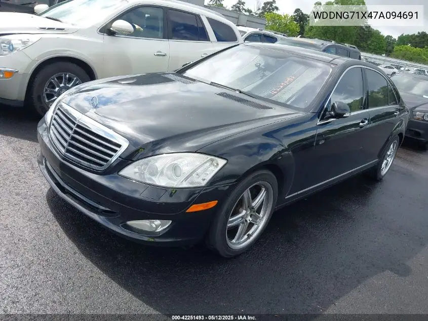 2007 Mercedes-Benz S 550 VIN: WDDNG71X47A094691 Lot: 42251493