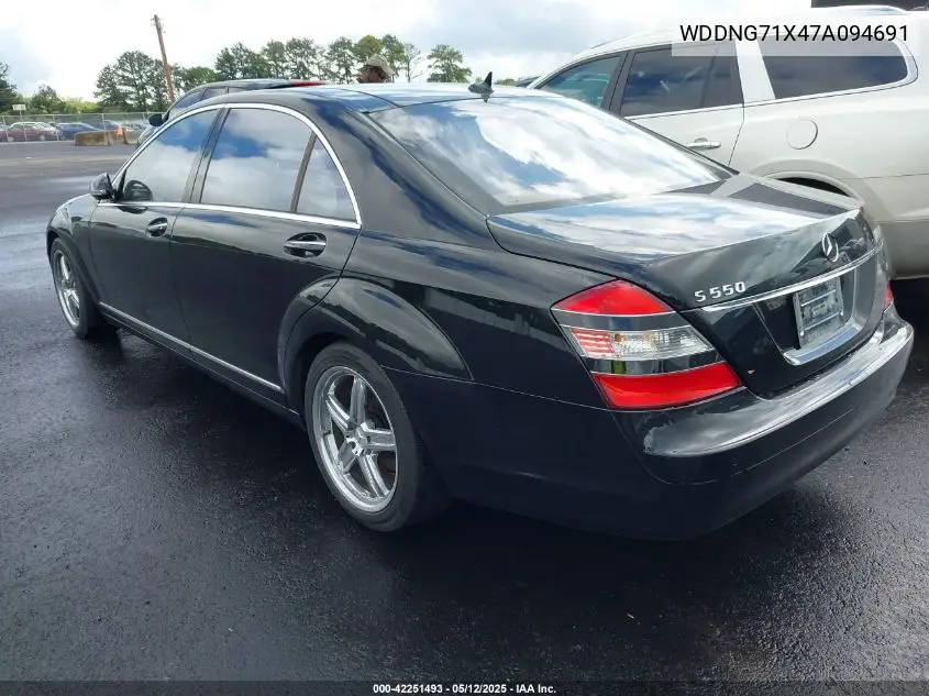 2007 Mercedes-Benz S 550 VIN: WDDNG71X47A094691 Lot: 42251493