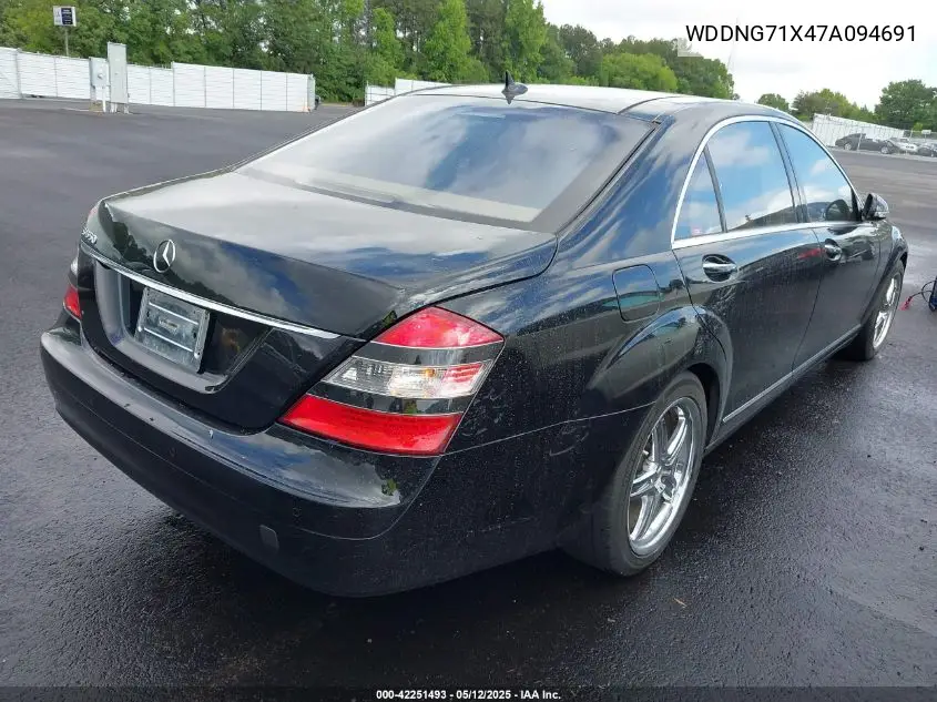 2007 Mercedes-Benz S 550 VIN: WDDNG71X47A094691 Lot: 42251493