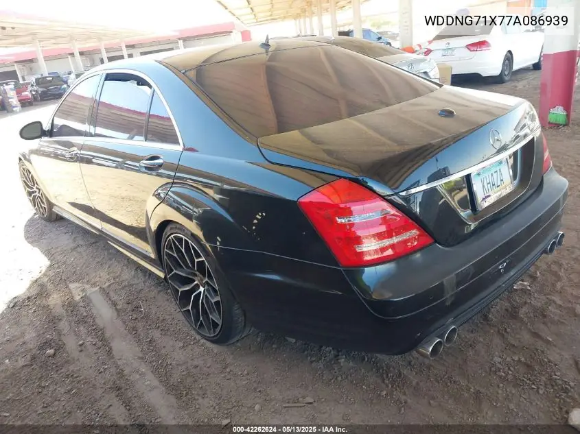 2007 Mercedes-Benz S 550 VIN: WDDNG71X77A086939 Lot: 42262624