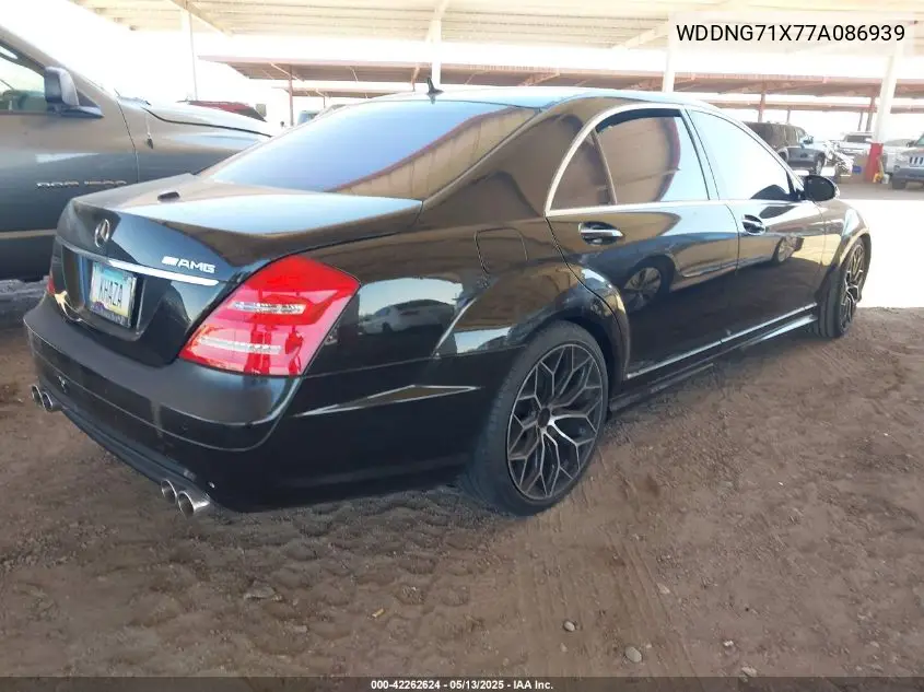 2007 Mercedes-Benz S 550 VIN: WDDNG71X77A086939 Lot: 42262624