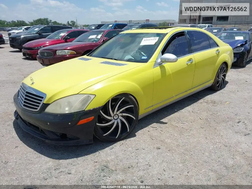 2007 Mercedes-Benz S 550 VIN: WDDNG71X17A126562 Lot: 42547119