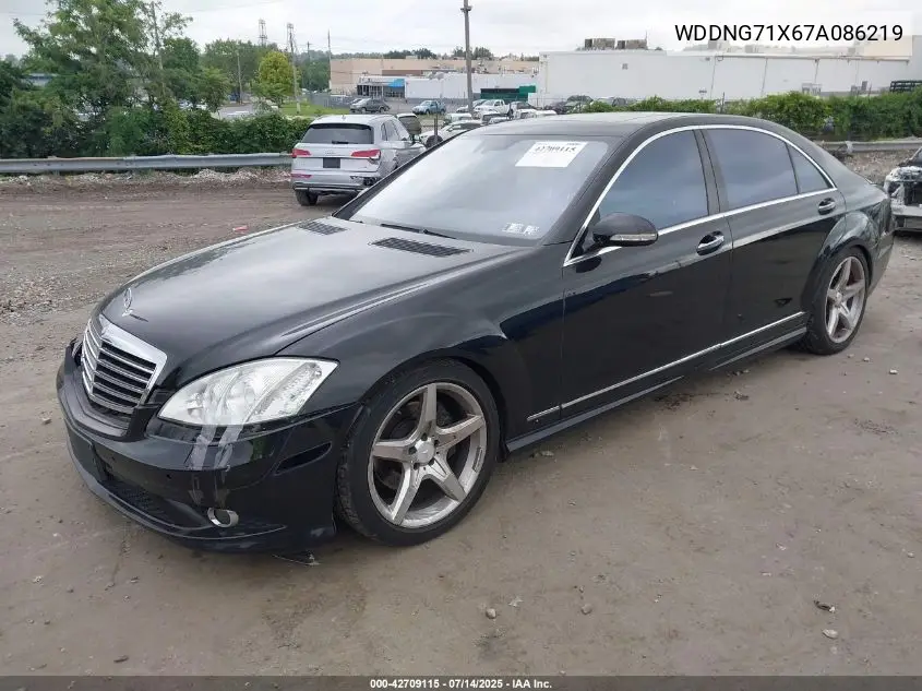 2007 Mercedes-Benz S 550 VIN: WDDNG71X67A086219 Lot: 42709115