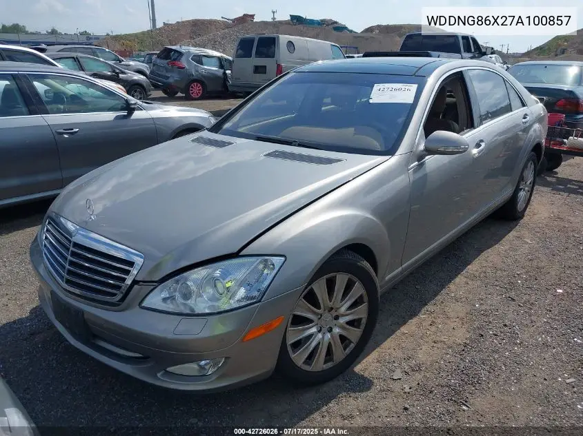 2007 Mercedes-Benz S 550 4Matic VIN: WDDNG86X27A100857 Lot: 42726026