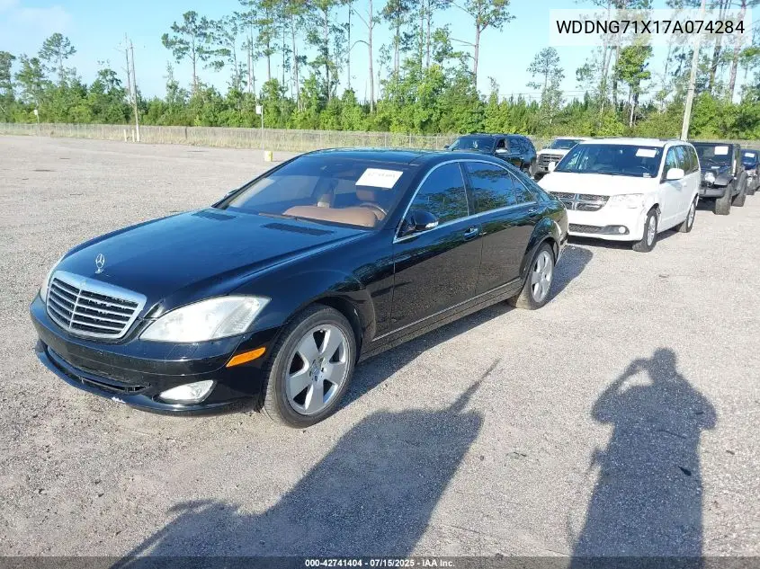 2007 Mercedes-Benz S 550 VIN: WDDNG71X17A074284 Lot: 42741404
