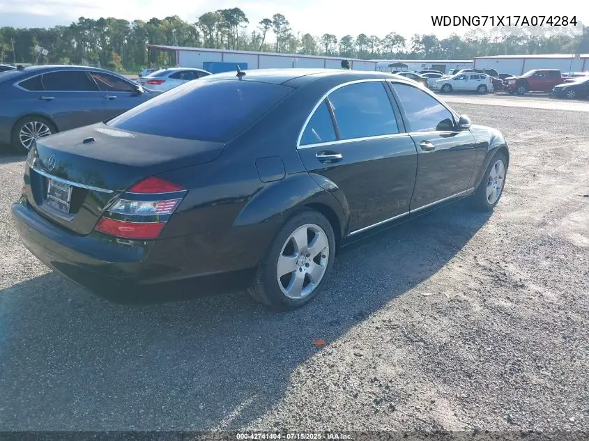 2007 Mercedes-Benz S 550 VIN: WDDNG71X17A074284 Lot: 42741404