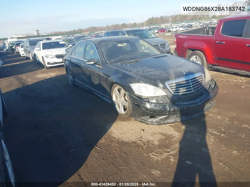 2008 Mercedes-Benz S 550 4Matic VIN: WDDNG86X28A183742 Lot: 41426452